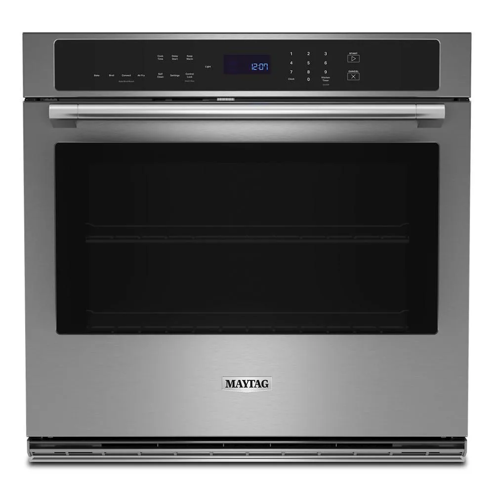 Maytag MOES6030LZ 30-Inch Single Wall Oven With Air Fry And Basket - 5.0 Cu. Ft.