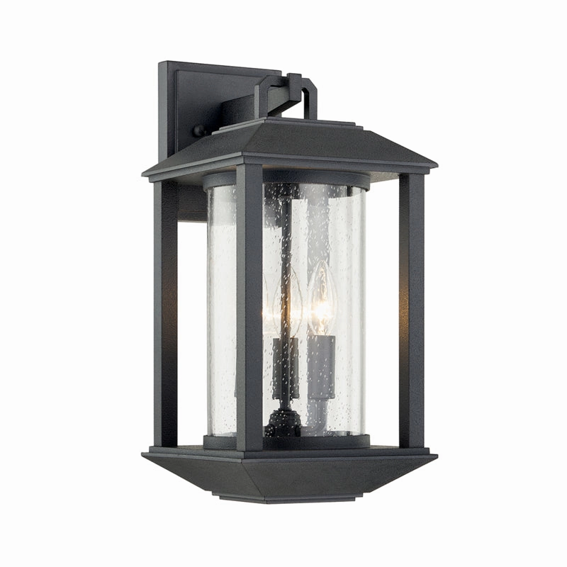 Mccarthy Three Light Wall Sconce Forged IronOutdoor wall sconces with motion sensor