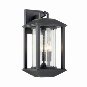 Mccarthy Three Light Wall Sconce Forged IronOutdoor wall sconces with motion sensor