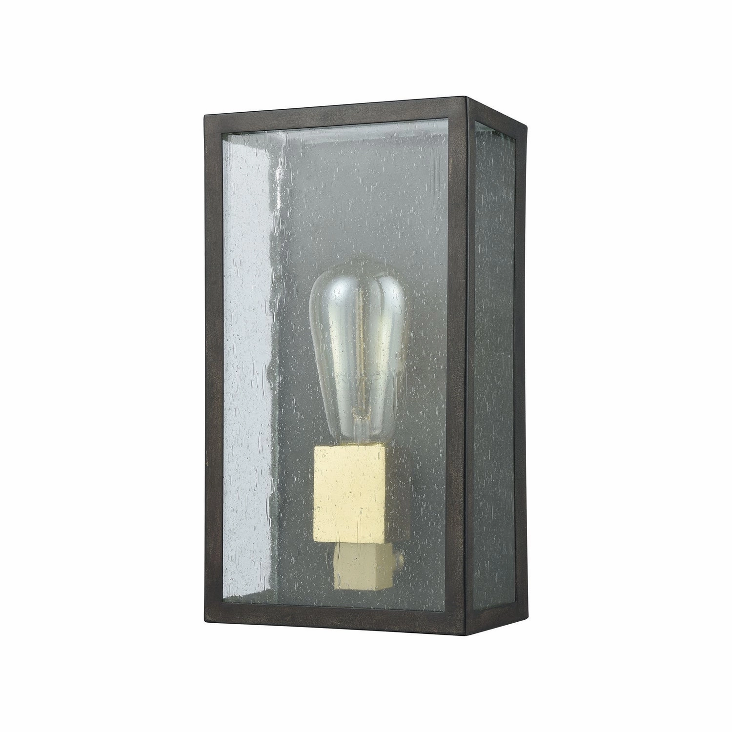 McKenzie One Light Outdoor Wall Sconce Blackened Bronze