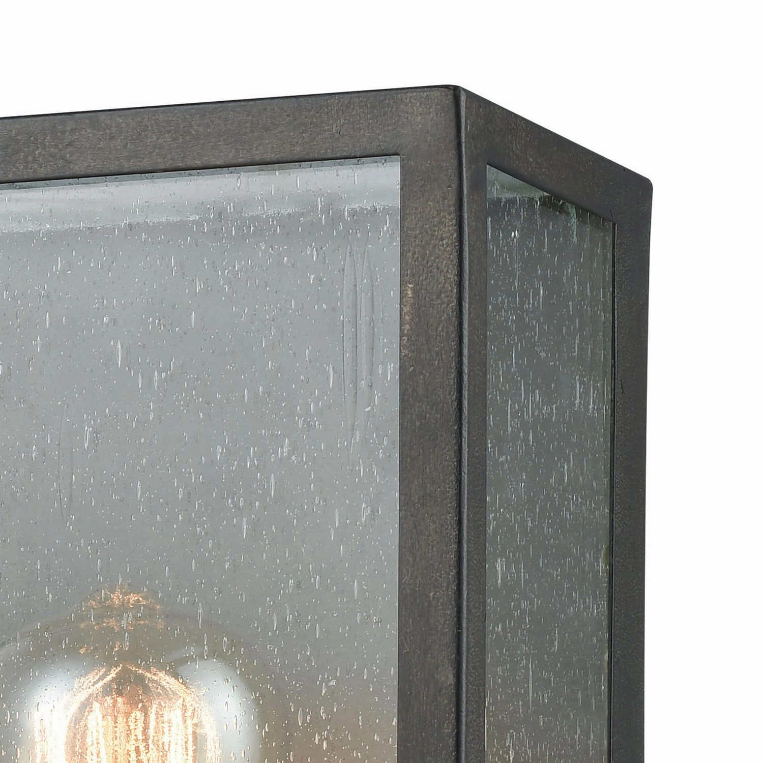 McKenzie One Light Outdoor Wall Sconce Blackened Bronze