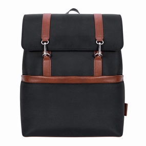 Big Savings Alert MustHave Clearance Mcklein 17" Nylon Two-Tone Flap-Over Laptop Backpack