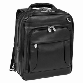 Mcklein Usa Lincoln Park 15.6" Leather Three-Way Backpack Laptop Briefcase Todays Steal