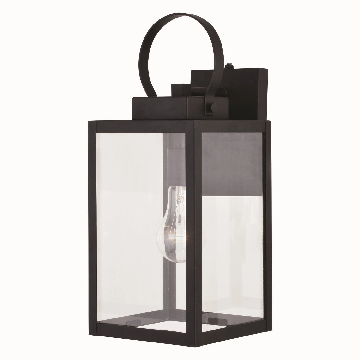 Medinah One Light Outdoor Wall Mount Textured BlackOutdoor wall sconces with motion sensor