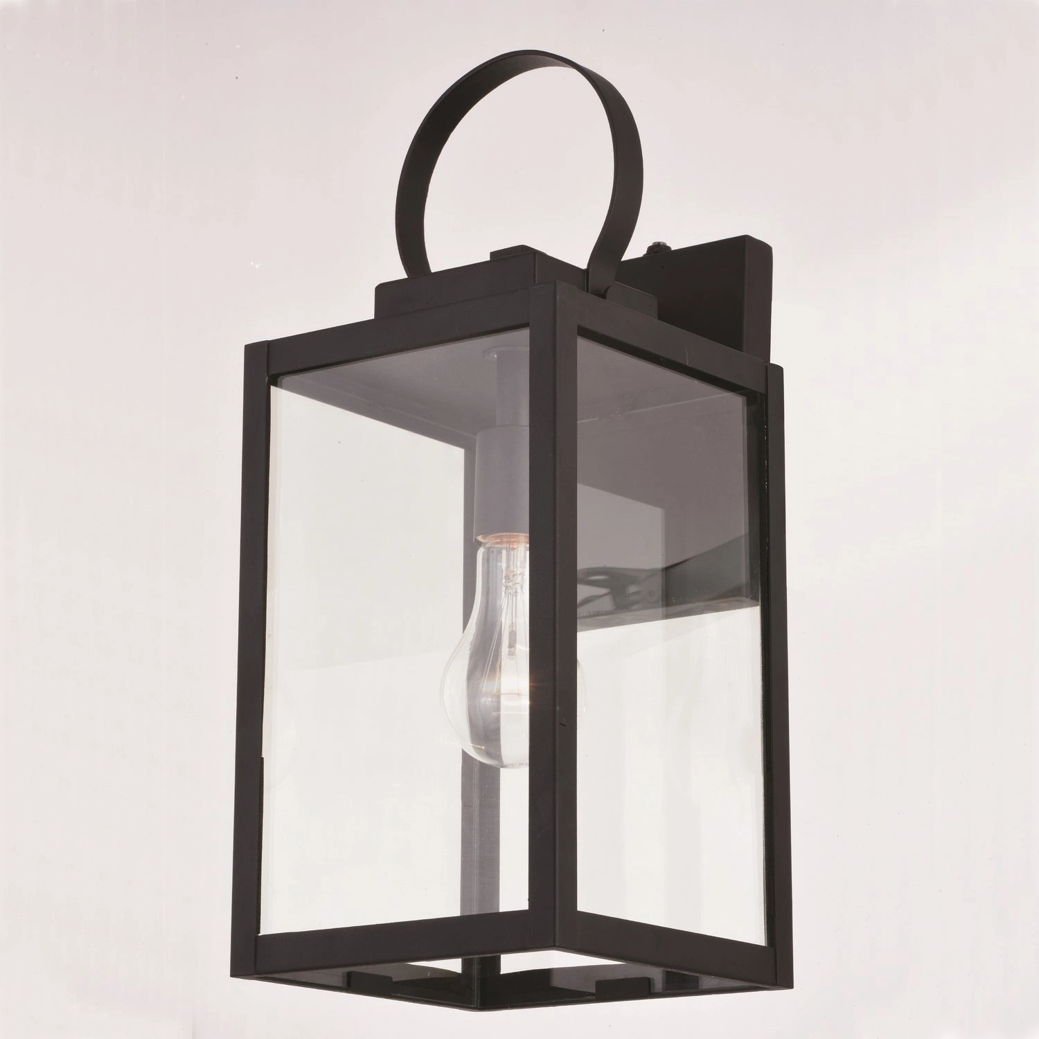 Medinah One Light Outdoor Wall Mount Textured Black