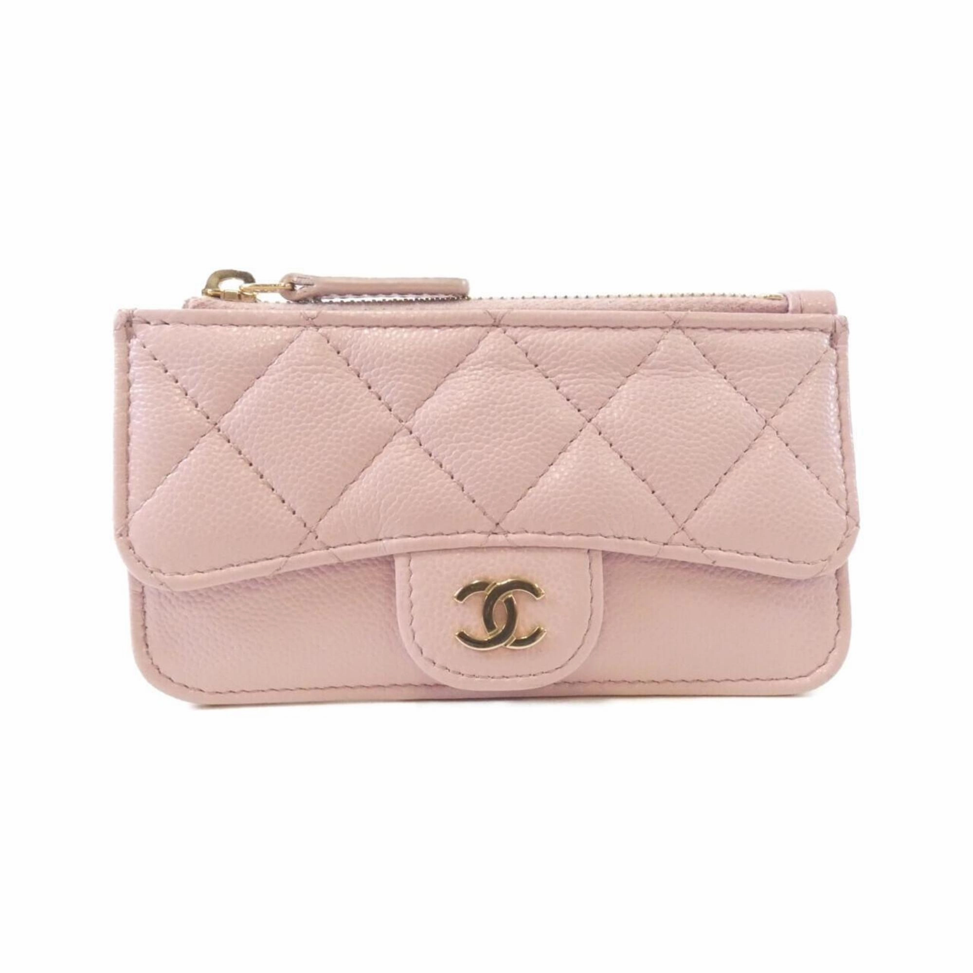 Trending Hot Deal Shop Smart Save Chanel Grained Calfskin Card Case (Pre-Owned)