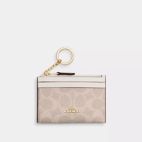 Limited Time Steal Shop Save Today Coach Outlet Mini Skinny Id Case In Signature Canvas