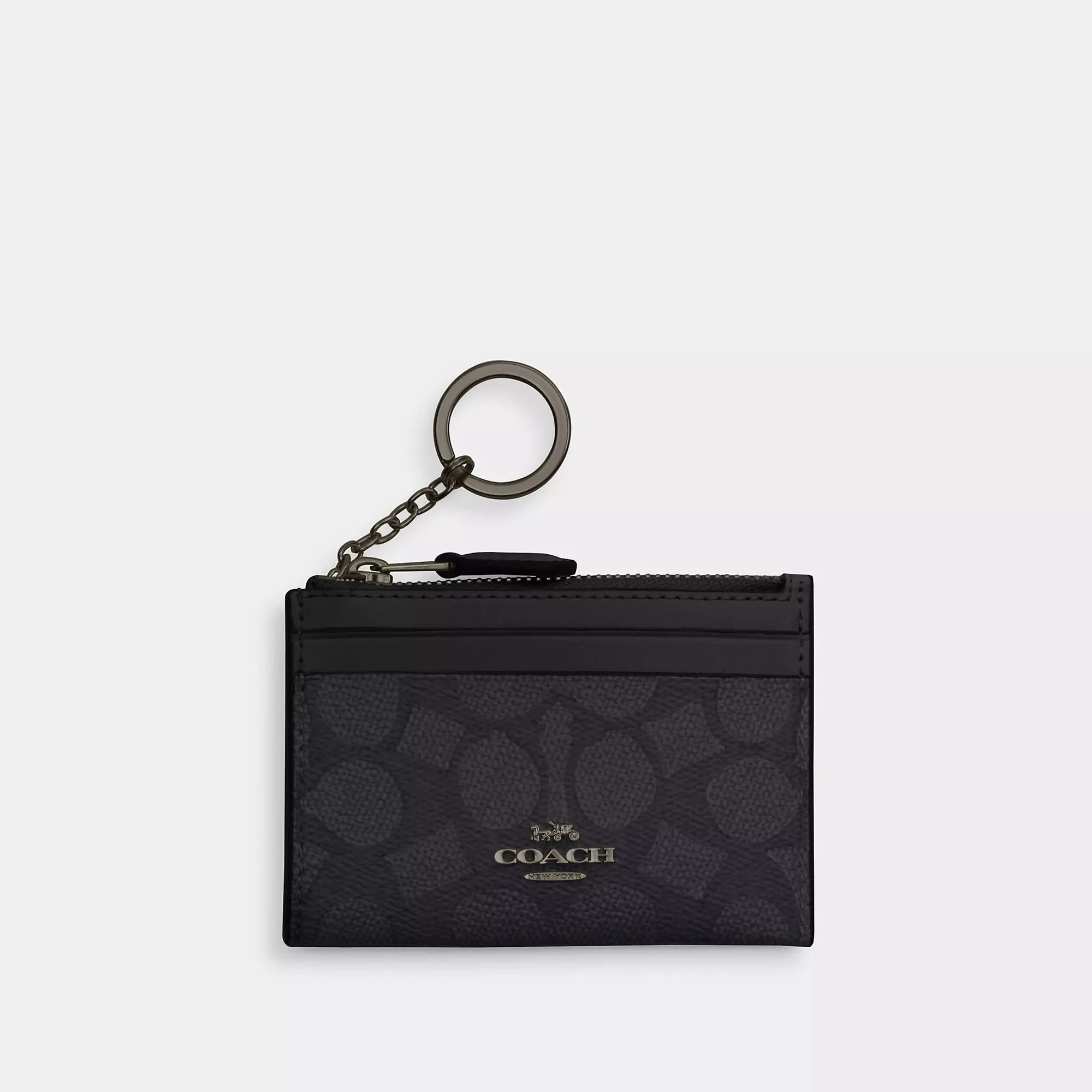 Coach Outlet Mini Skinny Id Case In Signature Canvas Big Price Drop Hot Offer Ending Soon