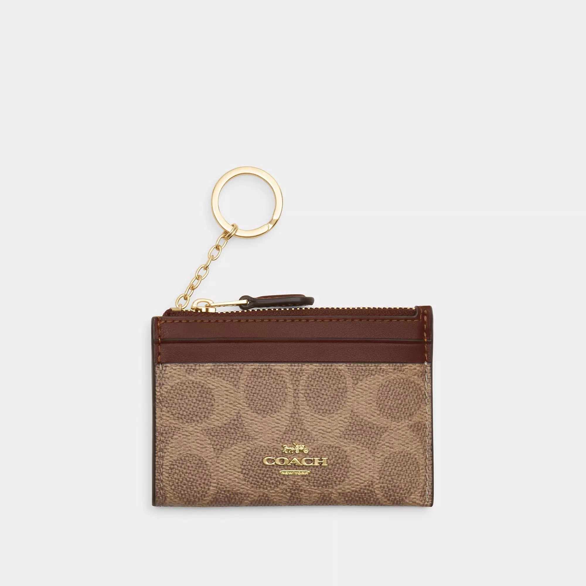 Weekend Sale Special Online Exclusive Savings Coach Outlet Mini Skinny Id Case In Signature Canvas