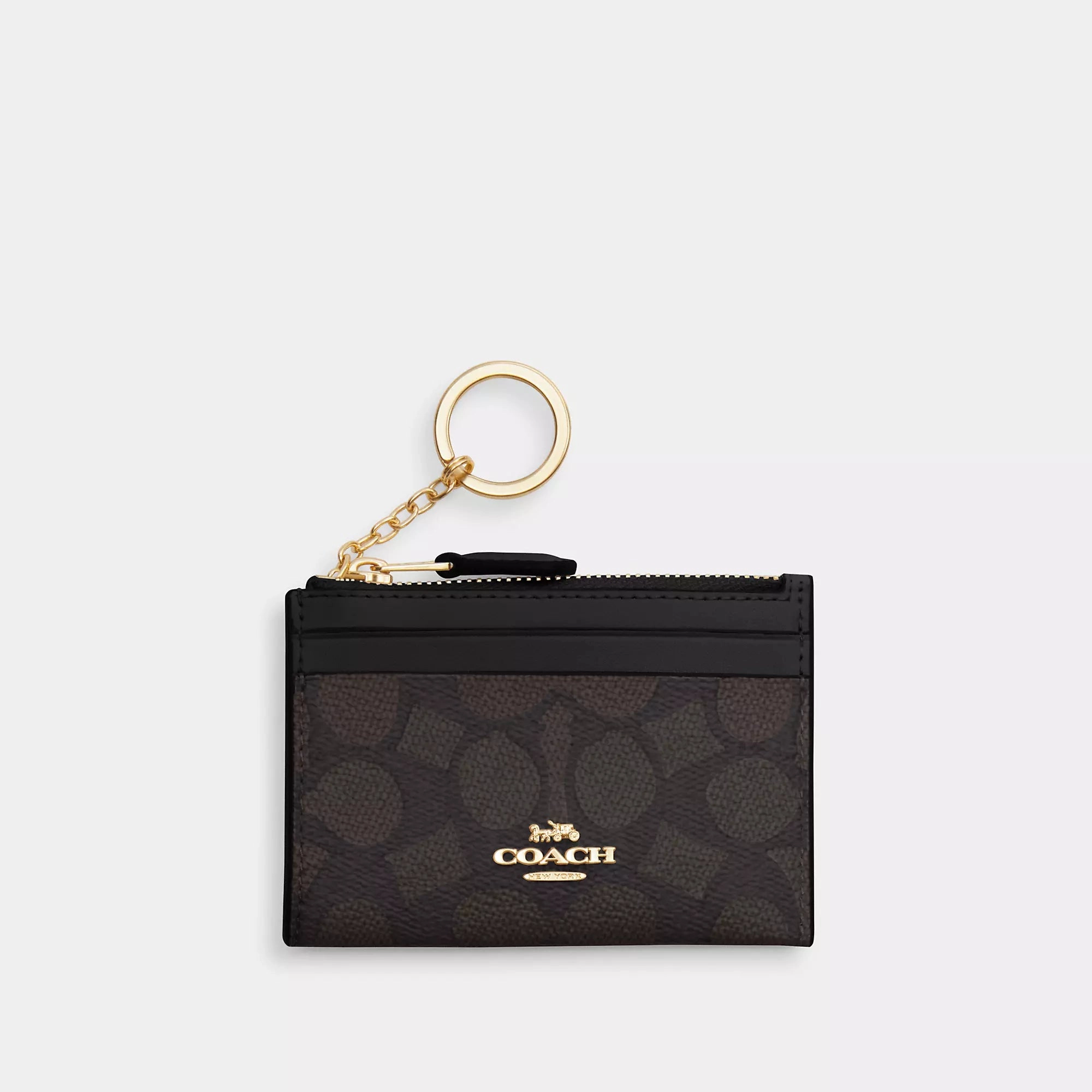 Coach Outlet Mini Skinny Id Case In Signature Canvas Steal the Deal Now Mega Hot Offer