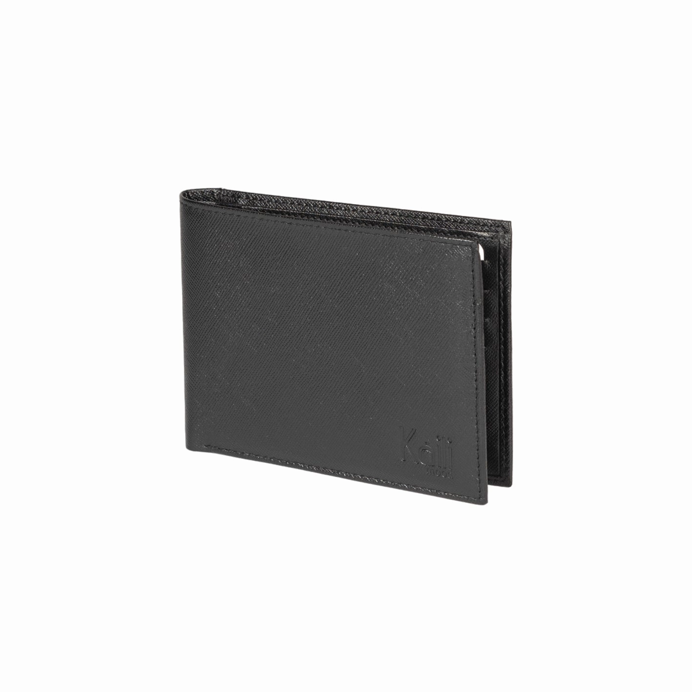 Big Clearance Event Deal of the Day Kaili Mood Leather Men'S Bifold Wallet Black