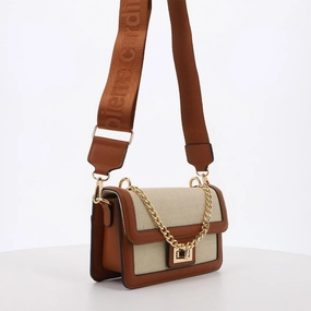 Today Only Steal Weekend Flash Offer Pierre Cardin Freya Crossbody Bag | Tan