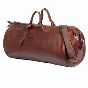 Flash Deal Today Big Savings Today Melvill & Moon Leather Safari Duffel Bag (Med) | Brown