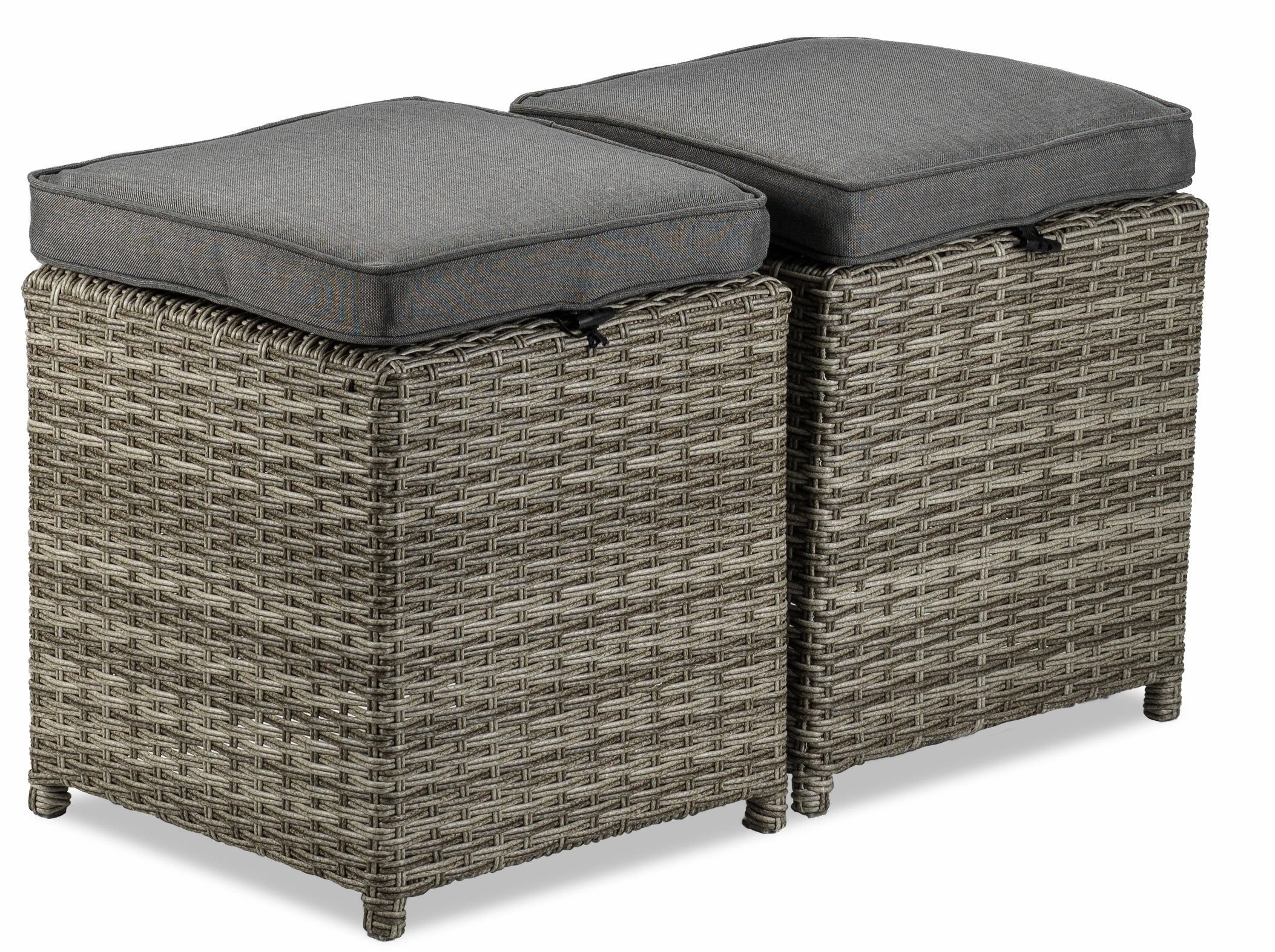 Melville One - Outdoor Ottoman - Greyoutdoor patio furniture set