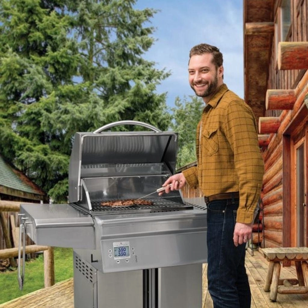 Memphis Beale Street Stainless Steel Cart Wi-Fi Controlled Pellet Grill BGSS26