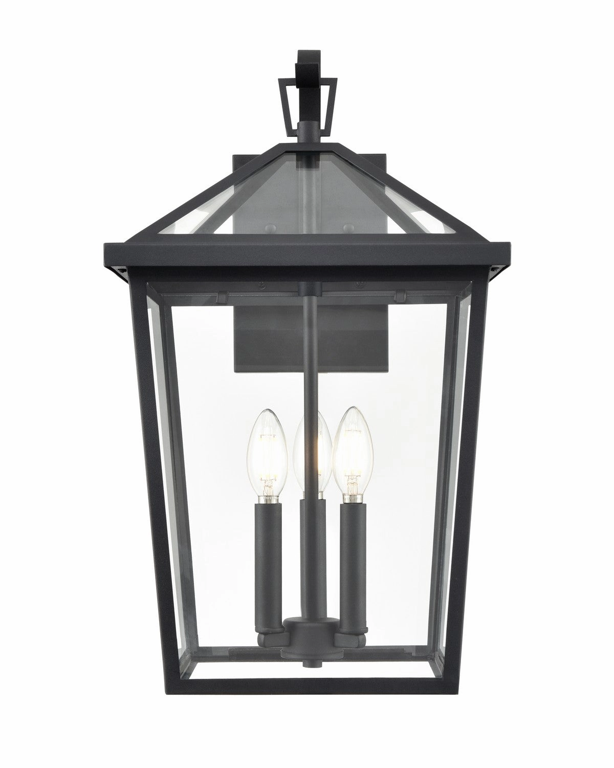 Mensun Three Light Outdoor Wall Sconce Textured BlackOutdoor wall sconces with motion sensor