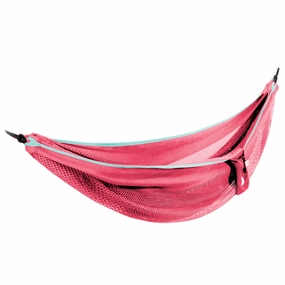 Mesh Camping Hammock - Rose & Celeste outdoor hammock with stand and canopy
