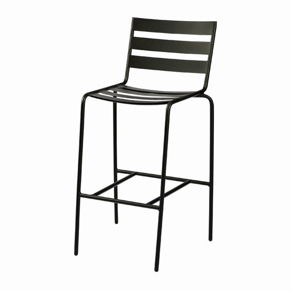 Metro Stationary Bar Stoolrust-proof wrought iron garden set
