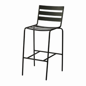 Metro Stationary Bar Stoolrust-proof wrought iron garden set