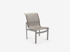 Meza Nesting Dining Chair Sling Seat without Armsoutdoor patio dining furniture set