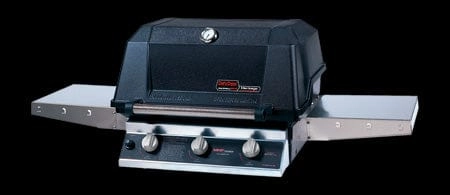 MHP Modern Home Products Hybrid Gas Grill Head with 2 Side Shelf and SearMagic Grids WHRG4DD professional outdoor BBQ grill set