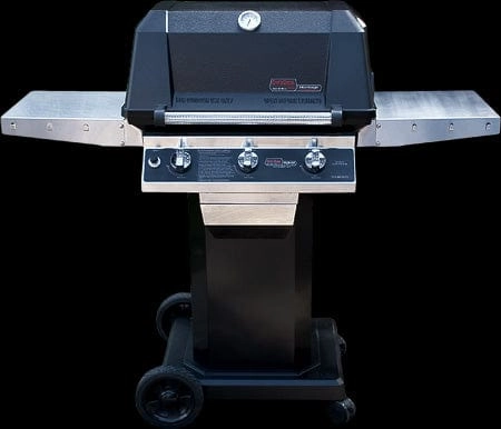 MHP Modern Home Products Hybrid Gas Grill Head with 2 Side Shelf and SearMagic Grids WHRG4DD