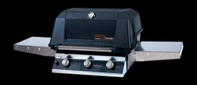 MHP Modern Home Products Hybrid Gas Grill Head with 2 Side Shelf and SearMagic Grids WHRG4DD professional outdoor BBQ grill set