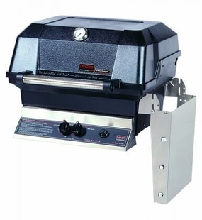 MHP Modern Home Products JNR 4 Gas Grill Head with Side Shelf and SearMagic Grids large capacity charcoal BBQ grills