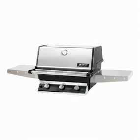 MHP Modern Home Products Stainless Steel Infrared Gas Grill Head With 2 Shelves TRG2 large capacity charcoal BBQ grills
