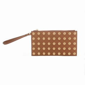 Michael Kors Wallet Brown Stud Big Sale Today Shop Smart Deals