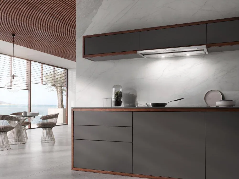 Miele DA3496 Stainless Steel Built-In Ventilation Hood With Energy-Efficient Led Lighting And Backlit Controls For Easy Use.