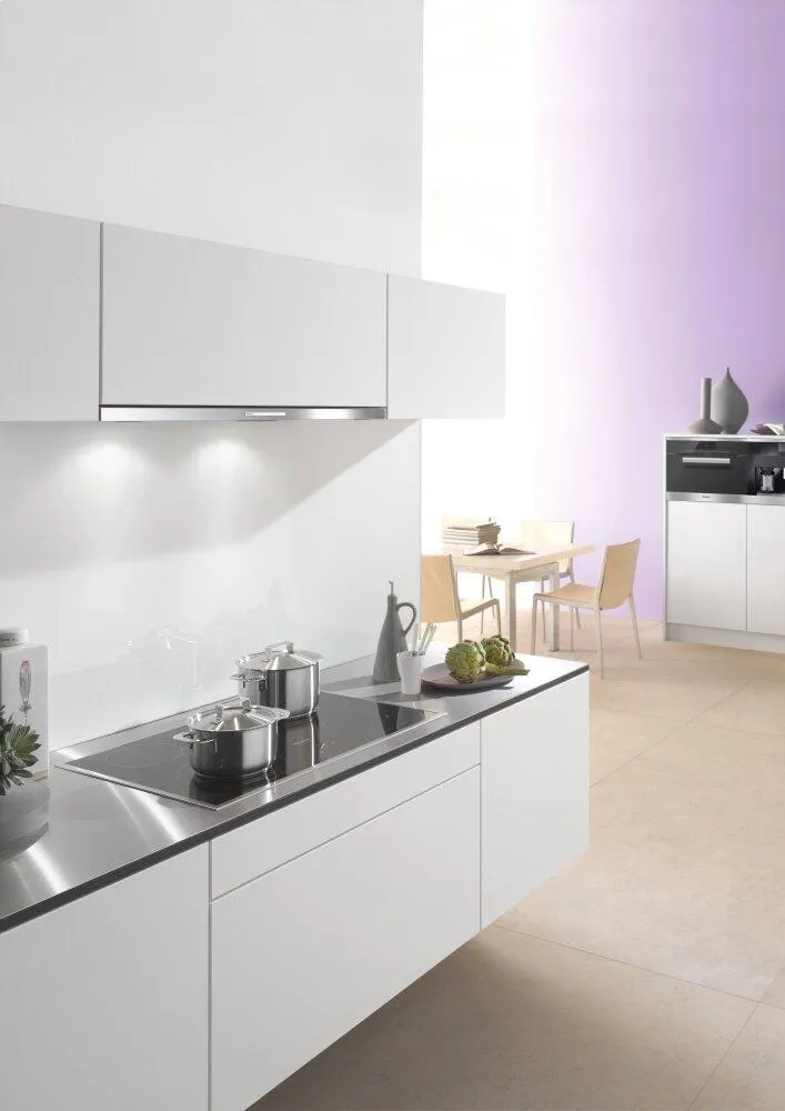 Miele DA3496 Stainless Steel Built-In Ventilation Hood With Energy-Efficient Led Lighting And Backlit Controls For Easy Use.
