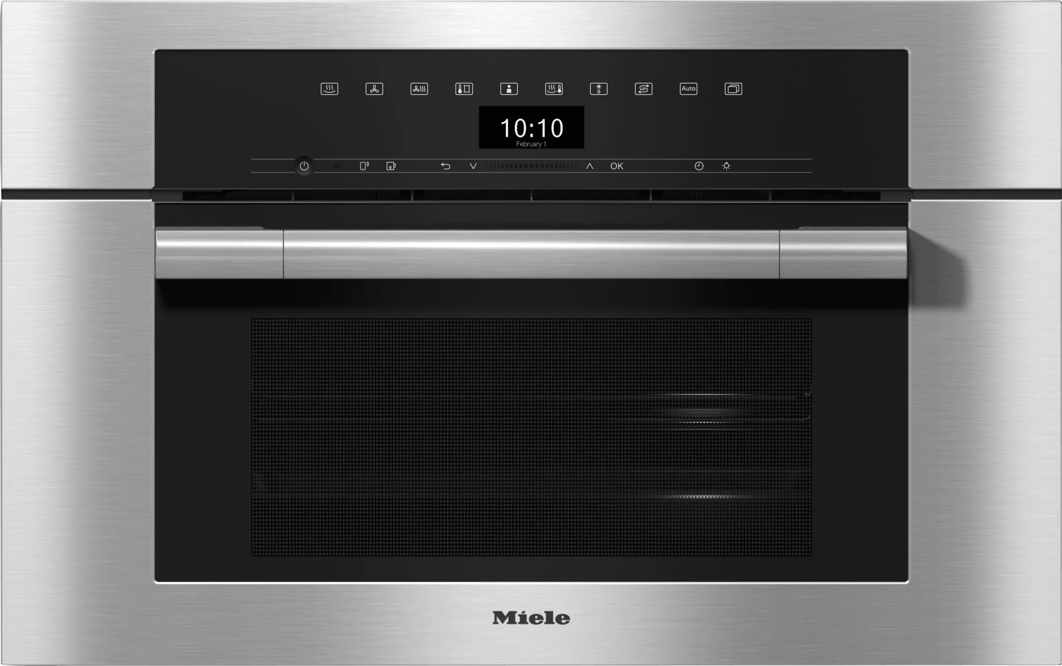 Miele DGC7370 STAINLESS STEEL  30" Compact Combi-Steam Oven Xl For Steam Cooking, Baking, Roasting With Networking   Brilliantlight.