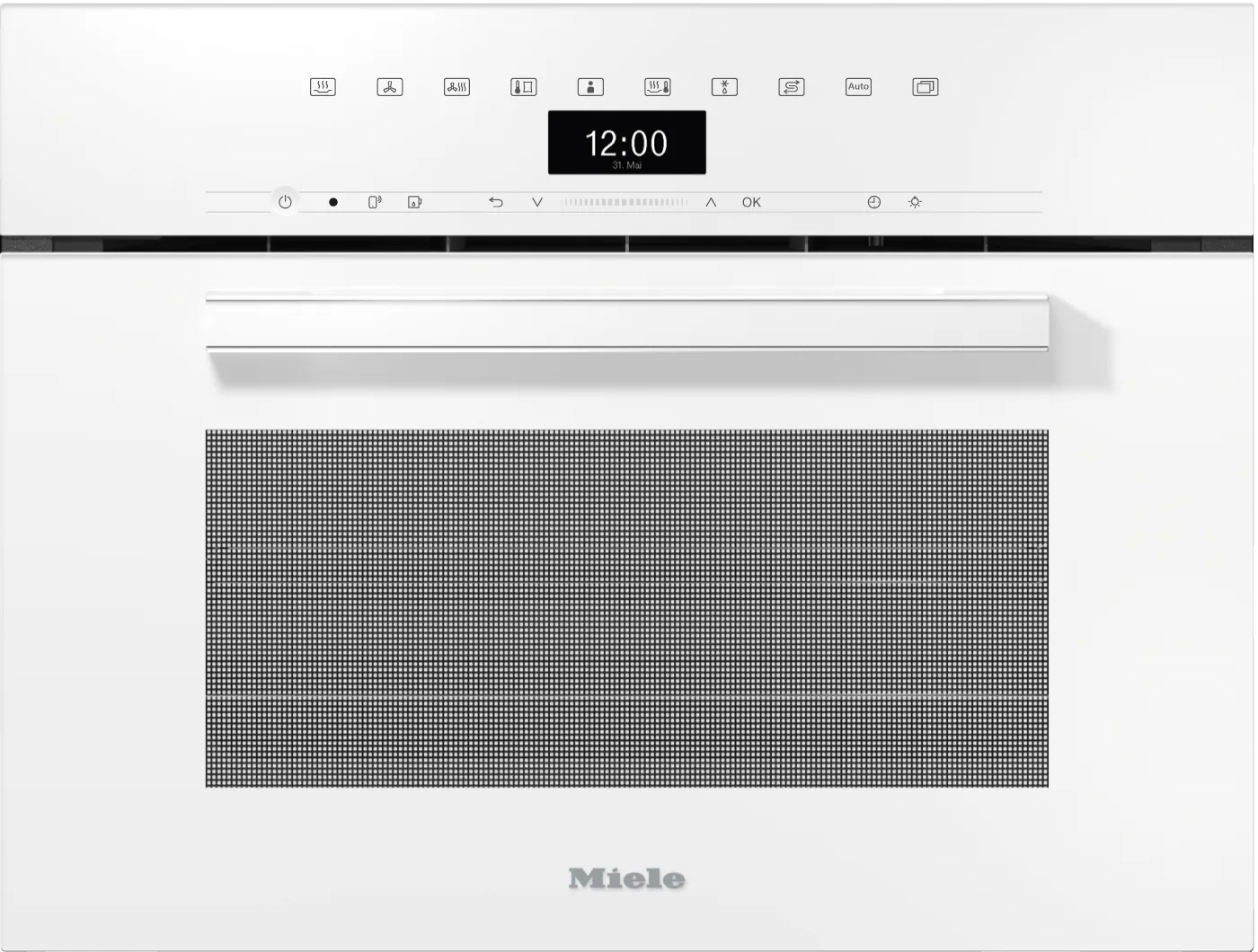 Miele DGC7440AMBRILLIANTWHITE Dgc 7440 Am - 24" Compact Combi-Steam Oven Xl For Steam Cooking, Baking, Roasting With Networking   Brilliantlight.