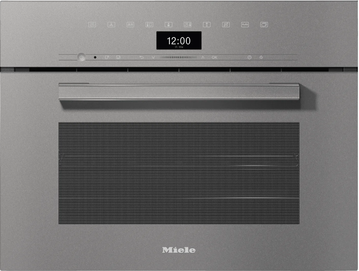 Miele DGC7440AMGRAPHITEGREY Dgc 7440 Am - 24" Compact Combi-Steam Oven Xl For Steam Cooking, Baking, Roasting With Networking   Brilliantlight.