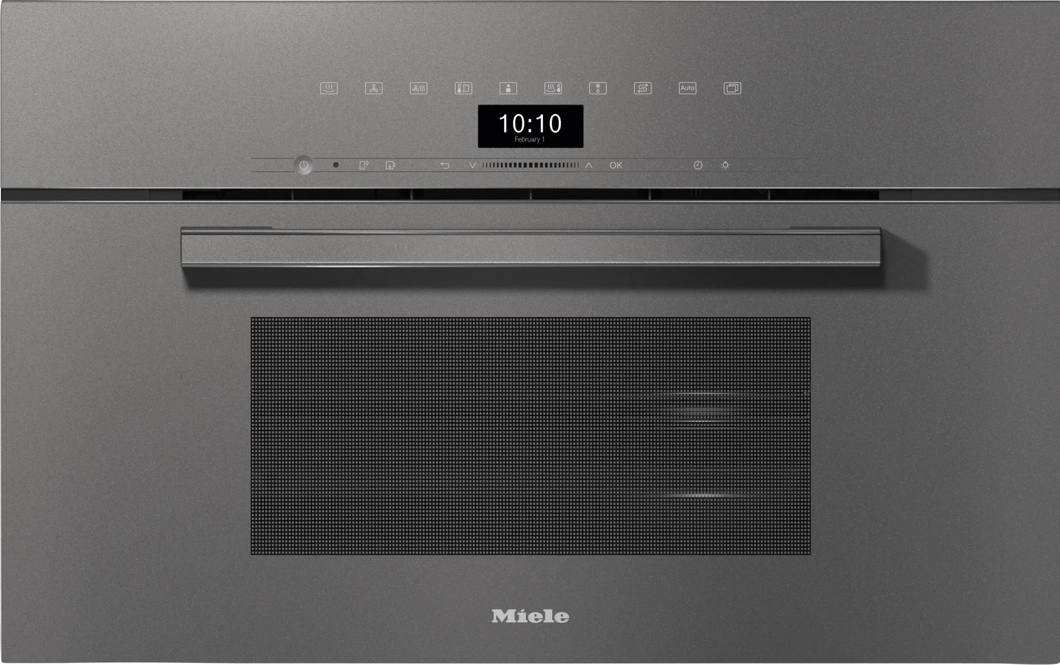 Miele DGC7470 GRAPHITE GREY  - 30" Compact Combi-Steam Oven Xl For Steam Cooking, Baking, Roasting With Networking   Brilliantlight.