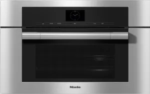 Miele DGC7570 STAINLESS STEEL  30" Compact Combi-Steam Oven Xl For Steam Cooking, Baking, Roasting With Roast Probe   Menu Cooking.