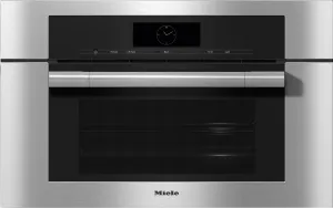 Miele DGC7770 STAINLESS STEEL  30" Compact Combi-Steam Oven Xl For Steam Cooking, Baking, Roasting With Roast Probe   Menu Cooking.