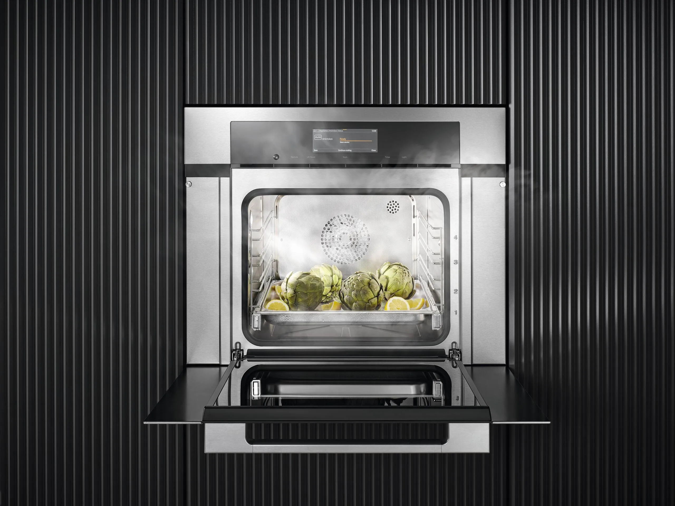 Miele DGC7780 STAINLESS STEEL  30" Combi-Steam Oven Xxl For Steam Cooking, Baking, Roasting With Roast Probe   Menu Cooking.