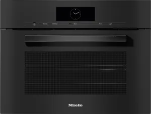 Miele DGC7840AMOBSIDIANBLACK Dgc 7840 Am - 24" Compact Combi-Steam Oven Xl For Steam Cooking, Baking, Roasting With Roast Probe   Menu Cooking.