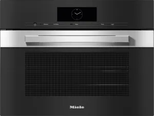 Miele DGC7845AMCLEANTOUCHSTEEL Dgc 7845 Am - Compact Combi-Steam Oven, 24" Width With Directwater Plus For Steam Cooking, Baking, Roasting With Roast Probe   Menu Cooking.