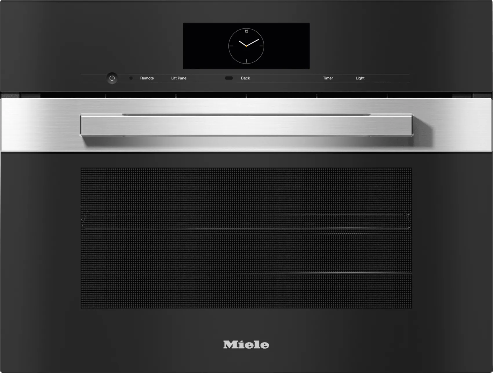 Miele DGC7845AMCLEANTOUCHSTEEL Dgc 7845 Am - Compact Combi-Steam Oven, 24" Width With Directwater Plus For Steam Cooking, Baking, Roasting With Roast Probe   Menu Cooking.