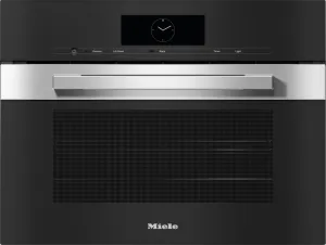 Miele DGC7845CTS Dgc 7845 Am - Compact Combi-Steam Oven, 24" Width With Directwater Plus For Steam Cooking, Baking, Roasting With Roast Probe   Menu Cooking.