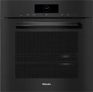 Miele DGC7860AMOBSIDIANBLACK Dgc 7860 Am - 24" Combi-Steam Oven Xxl For Steam Cooking, Baking, Roasting With Roast Probe   Menu Cooking.