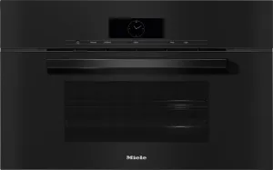 Miele DGC7870 BLACK   30" Compact Combi-Steam Oven Xl For Steam Cooking, Baking, Roasting With Roast Probe   Menu Cooking.