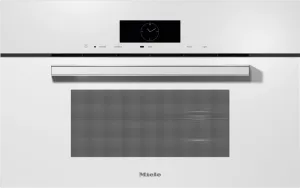 Miele DGC7870 WHITE 30" Compact Combi-Steam Oven Xl For Steam Cooking, Baking, Roasting With Roast Probe   Menu Cooking.