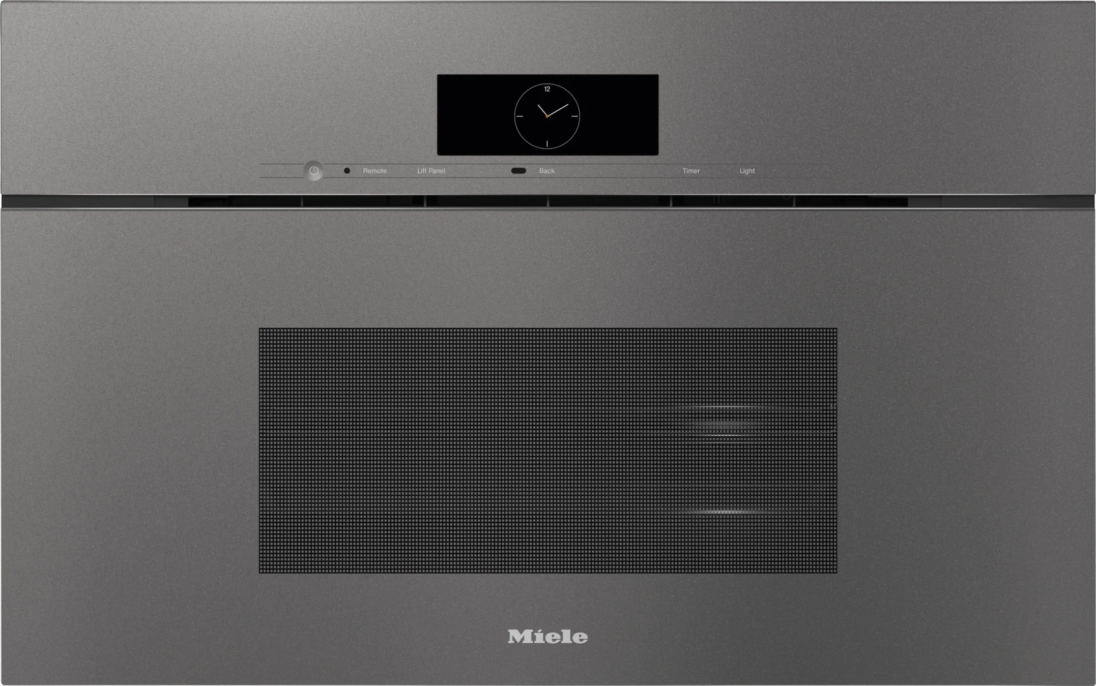 Miele DGC7870X GREY  30" Handleless Compact Combi-Steam Oven Xl For Steam Cooking, Baking, Roasting With Roast Probe   Menu Cooking.