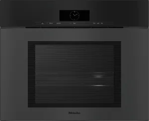 Miele DGC7880X OBSIDIAN BLACK MATTE Dgc 7880X - 30" Handleless Combi-Steam Oven Xxl For Steam Cooking, Baking, Roasting With Roast Probe   Menu Cooking.