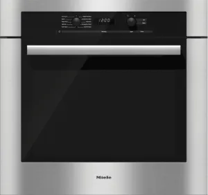 Miele H6180BP STAINLESS STEEL H 6180 Bp - 30 Inch Convection Oven With Self Clean For Easy Cleaning.