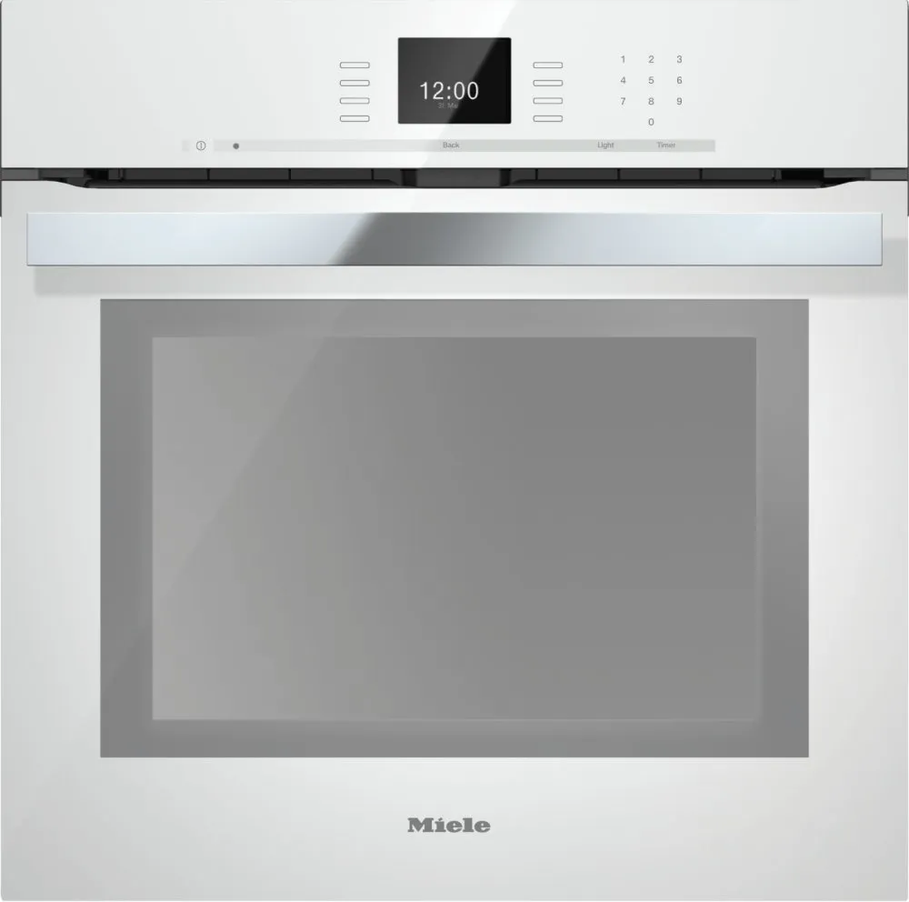 Miele H6660BPAMBRILLIANTWHITE H 6660 Bp Am - 24 Inch Convection Oven With Airclean Catalyzer And Roast Probe For Precise Cooking.
